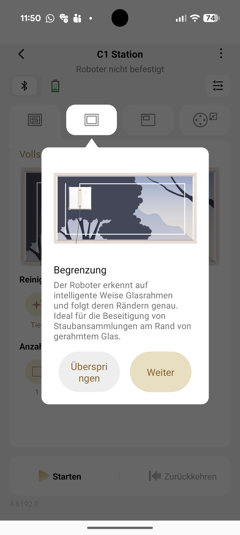 Dreame C1 – App & Einrichtung