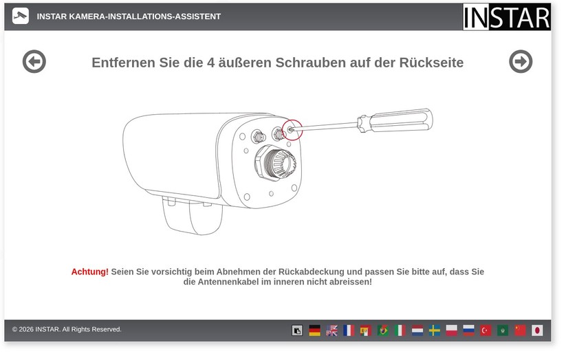 Der Instar-Support ist vorbildlich. Das Online-Angebot für technische Hilfe umfasst ein umfangreiches Wiki, Videos und ein Forum.