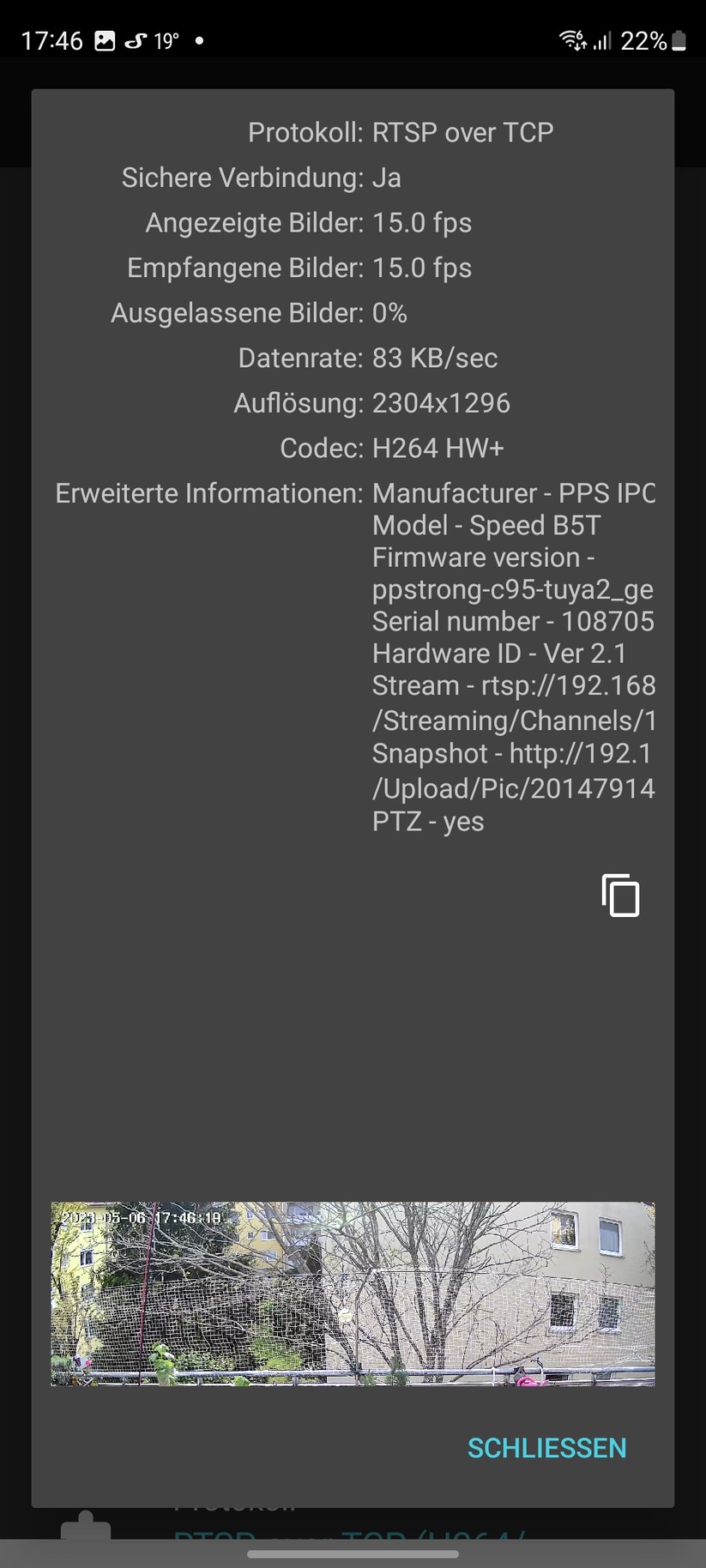 7Links IPC-740 (ZX-5346-675): Dank ONVIF-Kompatibilität können Anwender die Pearl-Überwachungskamera auch mit kompatibler Dritthersteller-Software steuern.