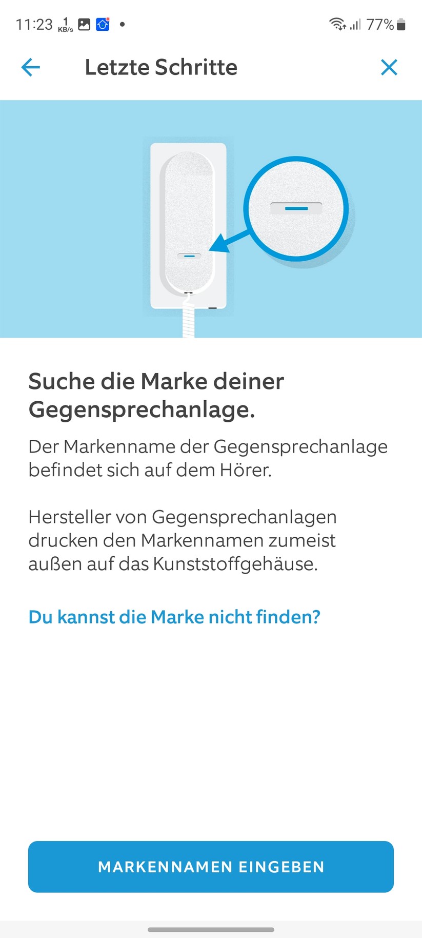 Ring Intercom: Einrichtung