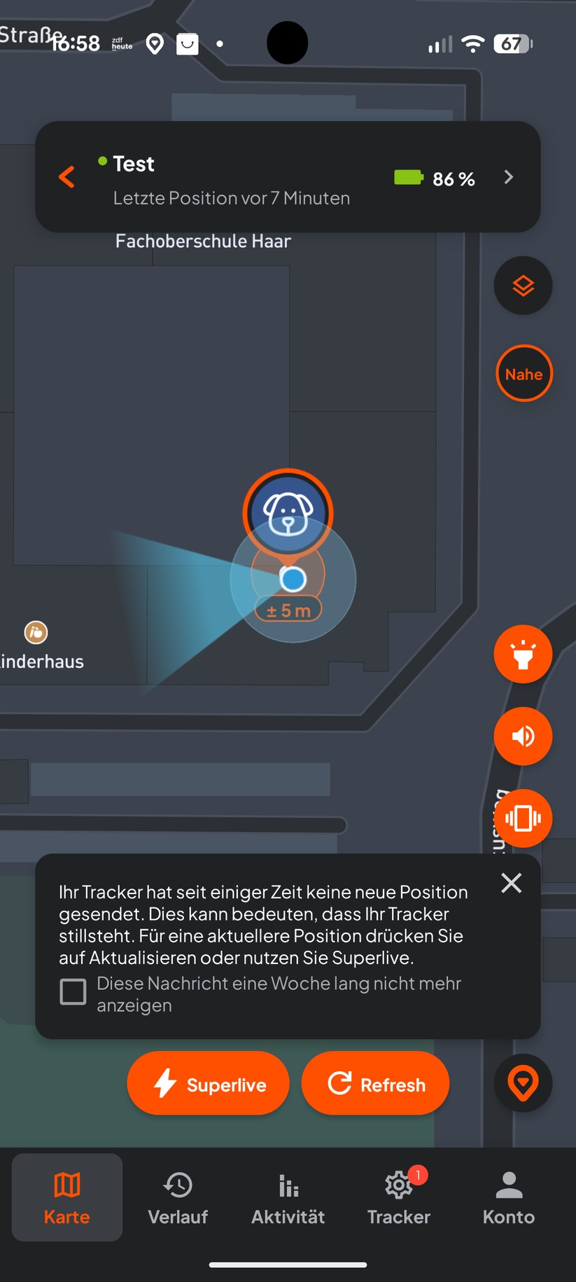 Weenect XT – Bilderstrecke