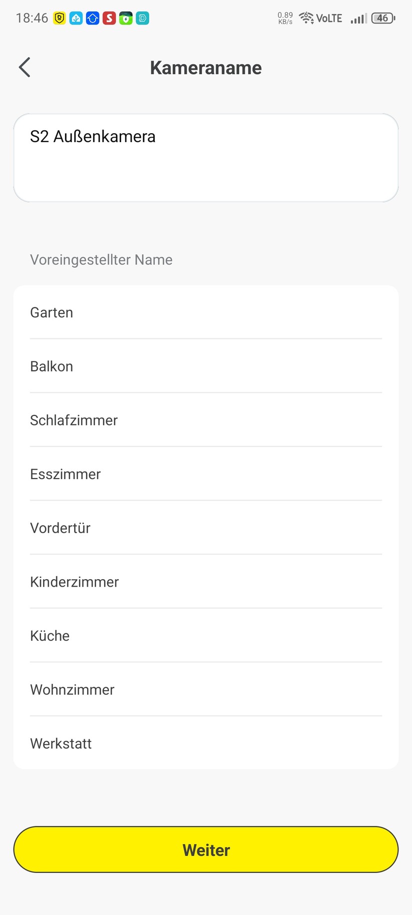 Die Inbetriebnahme der Überwachungskamera erfolgt mit der App Baseus Security