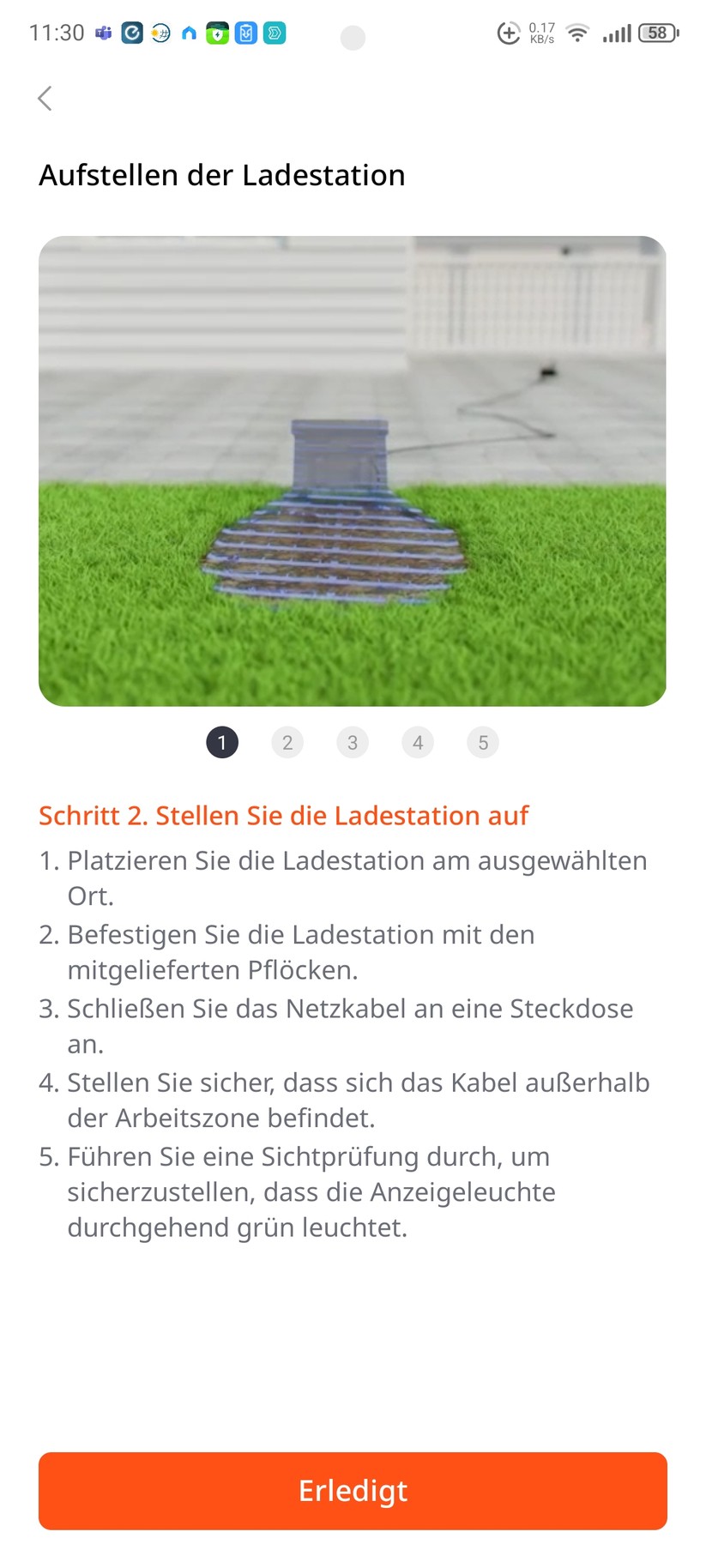  Inbetriebnahme und Kartierung