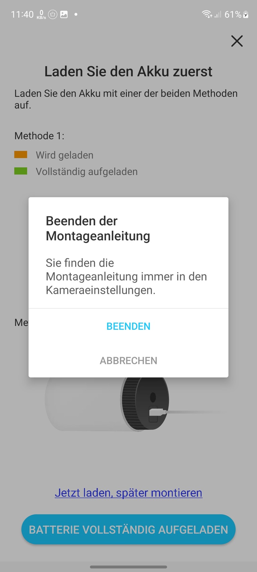 TP Link Tapo C420S2: Einrichtung