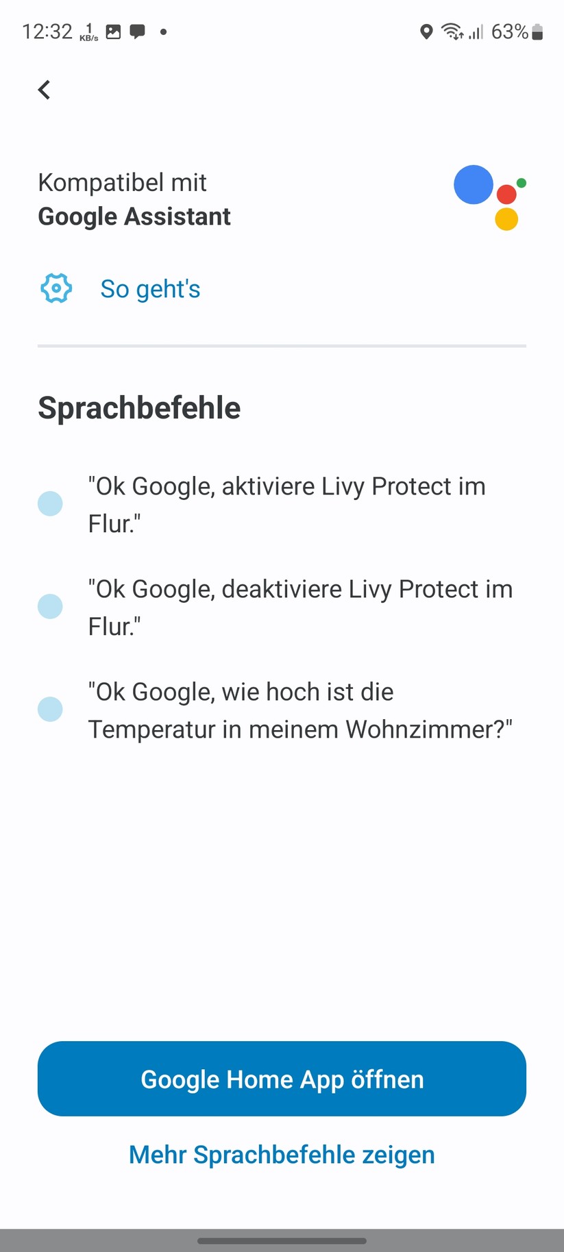 Livy Alive: Einstellungen