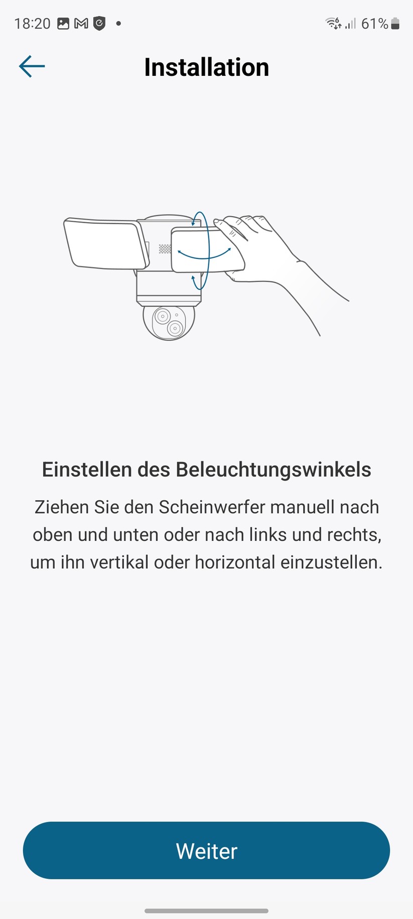 Eufy Floodlight Cam E340: Einrichtung und Einstellungen