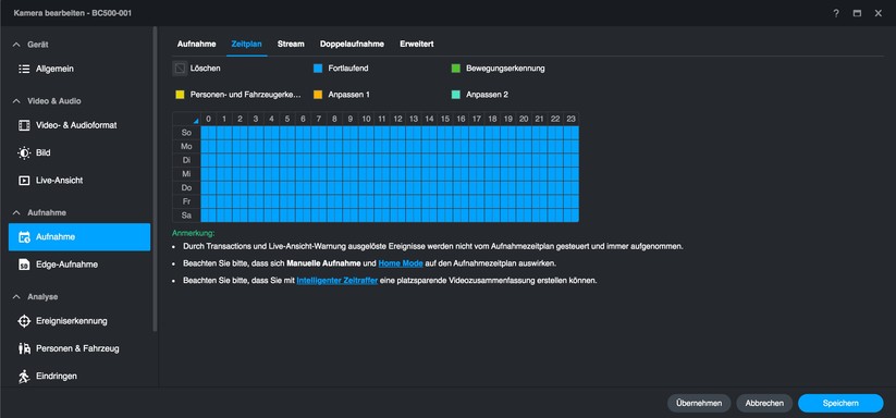 Synology BC500: Setup und Einstellungen