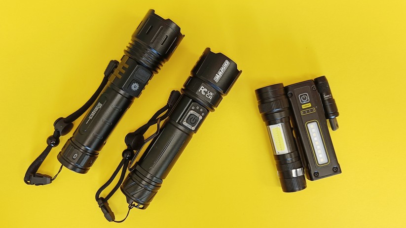 Die großen Taschenlampen sind zwar heller, die kleinen Modelle sind für den Alltag aber praktischer.