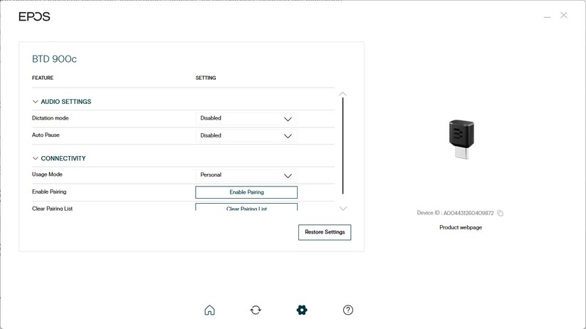 Epos Impact 1000 - Bilder App