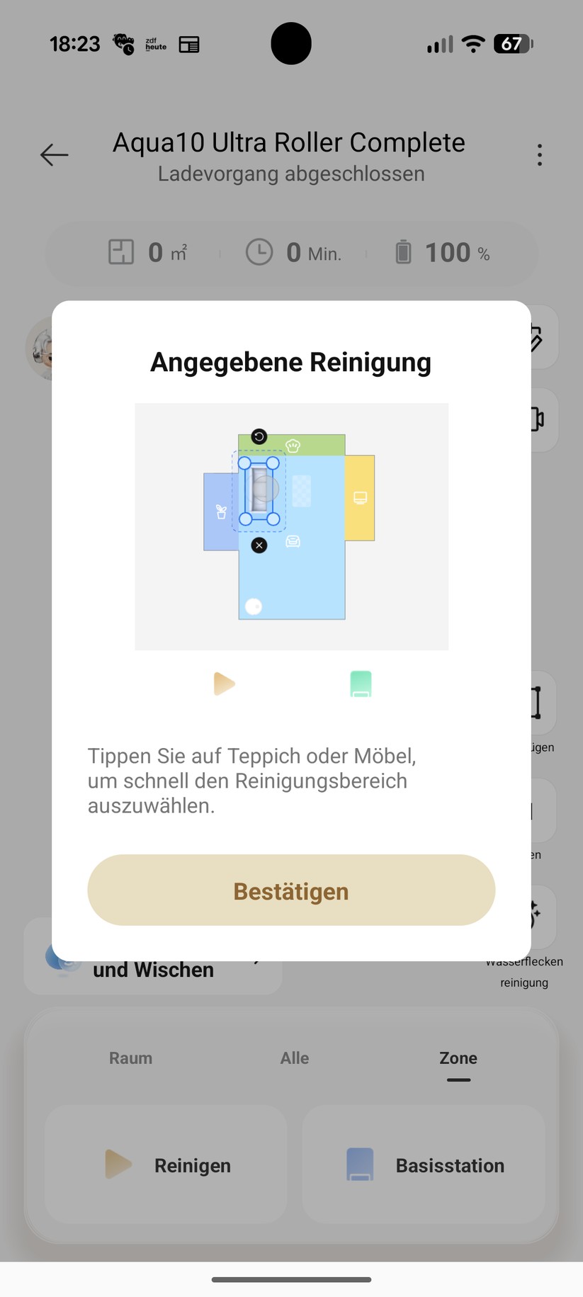 Dreame Aqua 10 Ultra Roller – App & Einrichtung