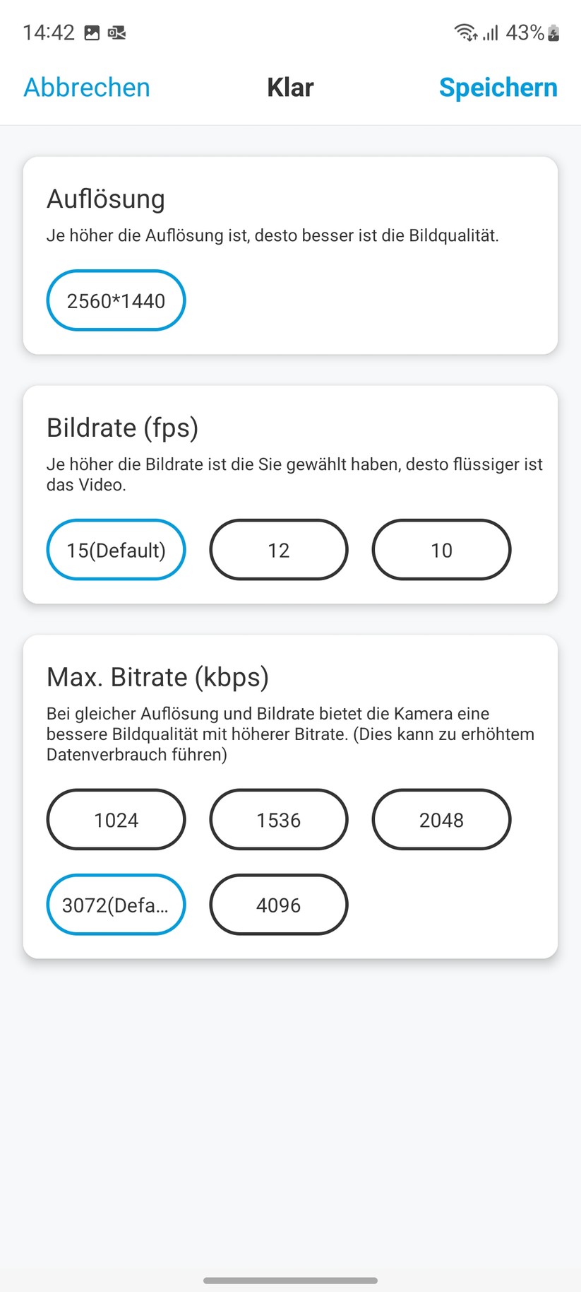 Reolink Argus 3 Pro: App