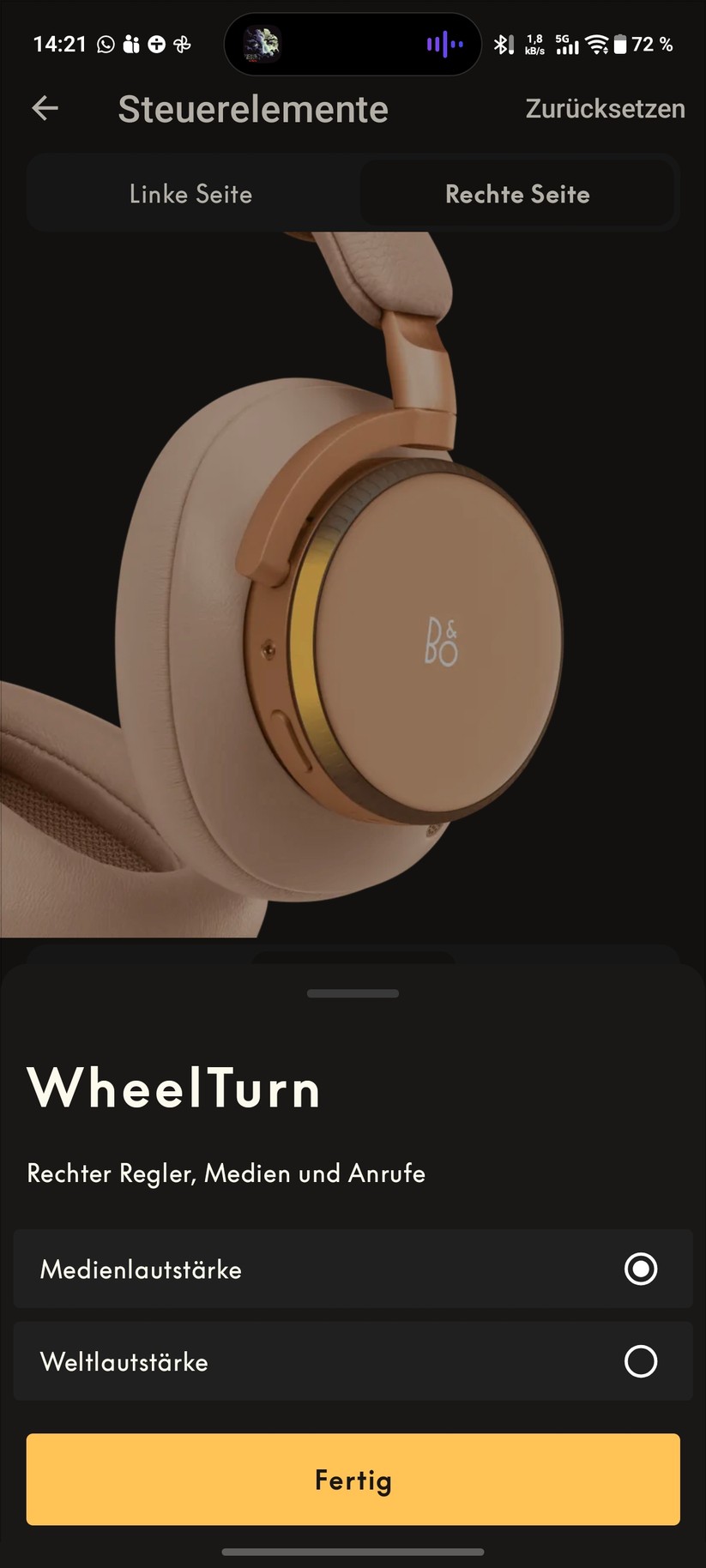 Bang & Olufsen Beoplay H100 Screenshot