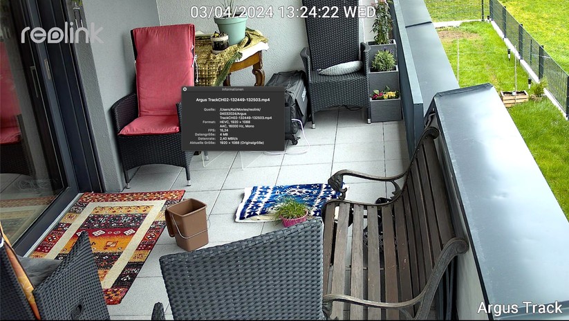 Reolink Argus Track: Testaufnahmen