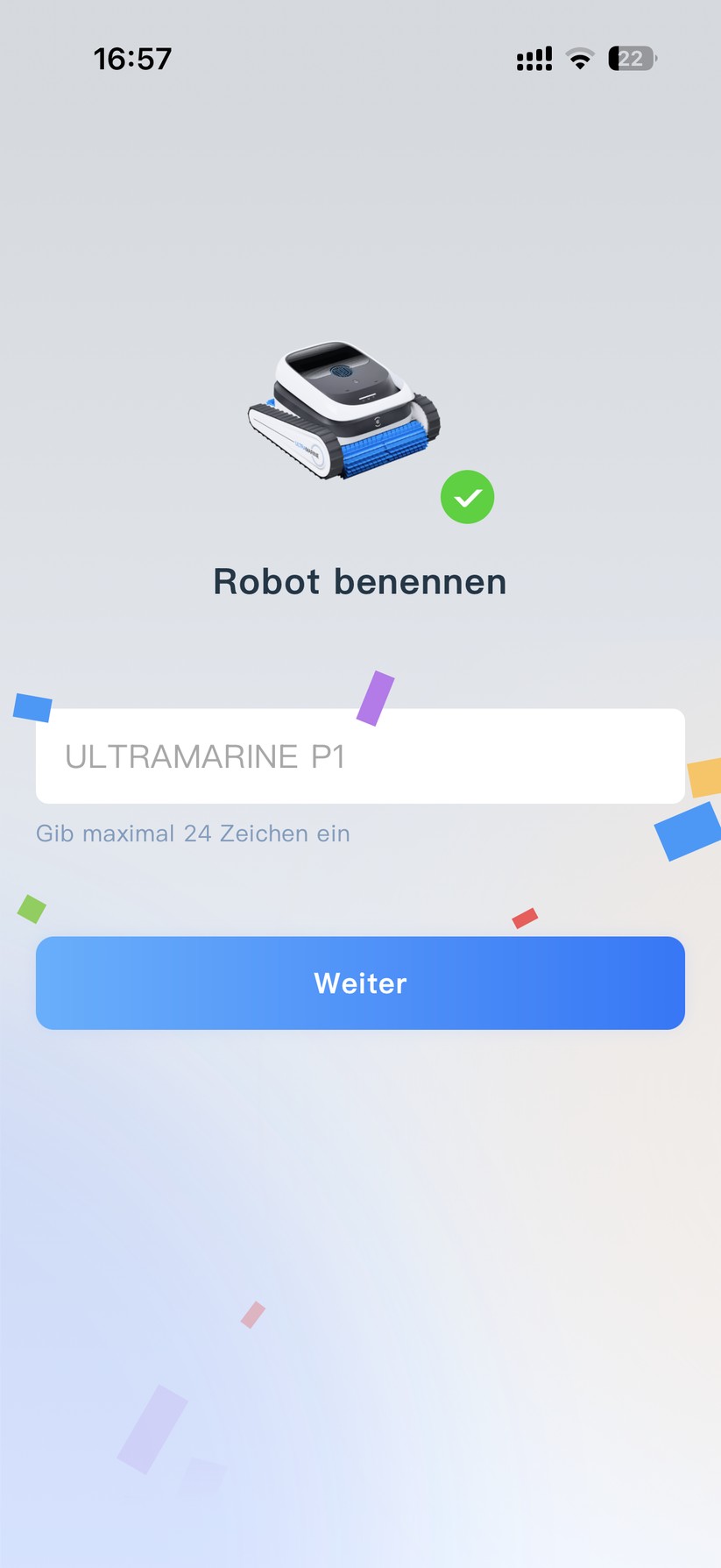Ecovacs Ultramarine P1 - Bilder App