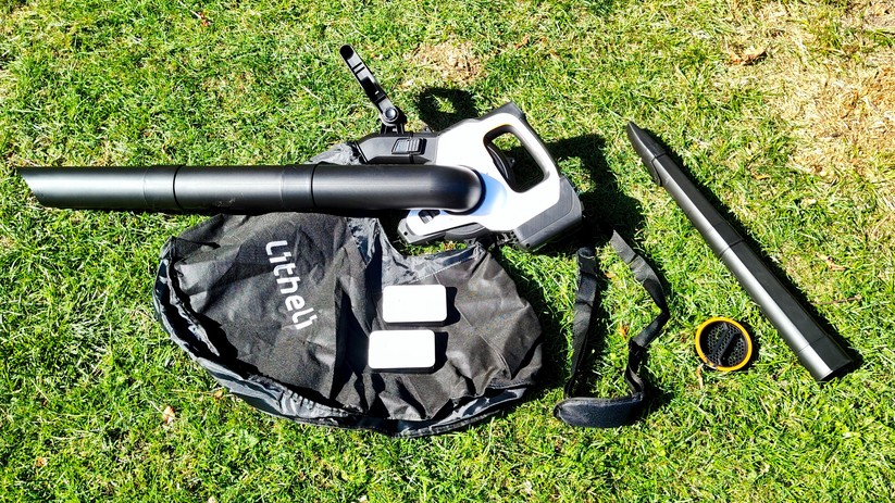 Litheli Akku-Laubsauger 2-in-1