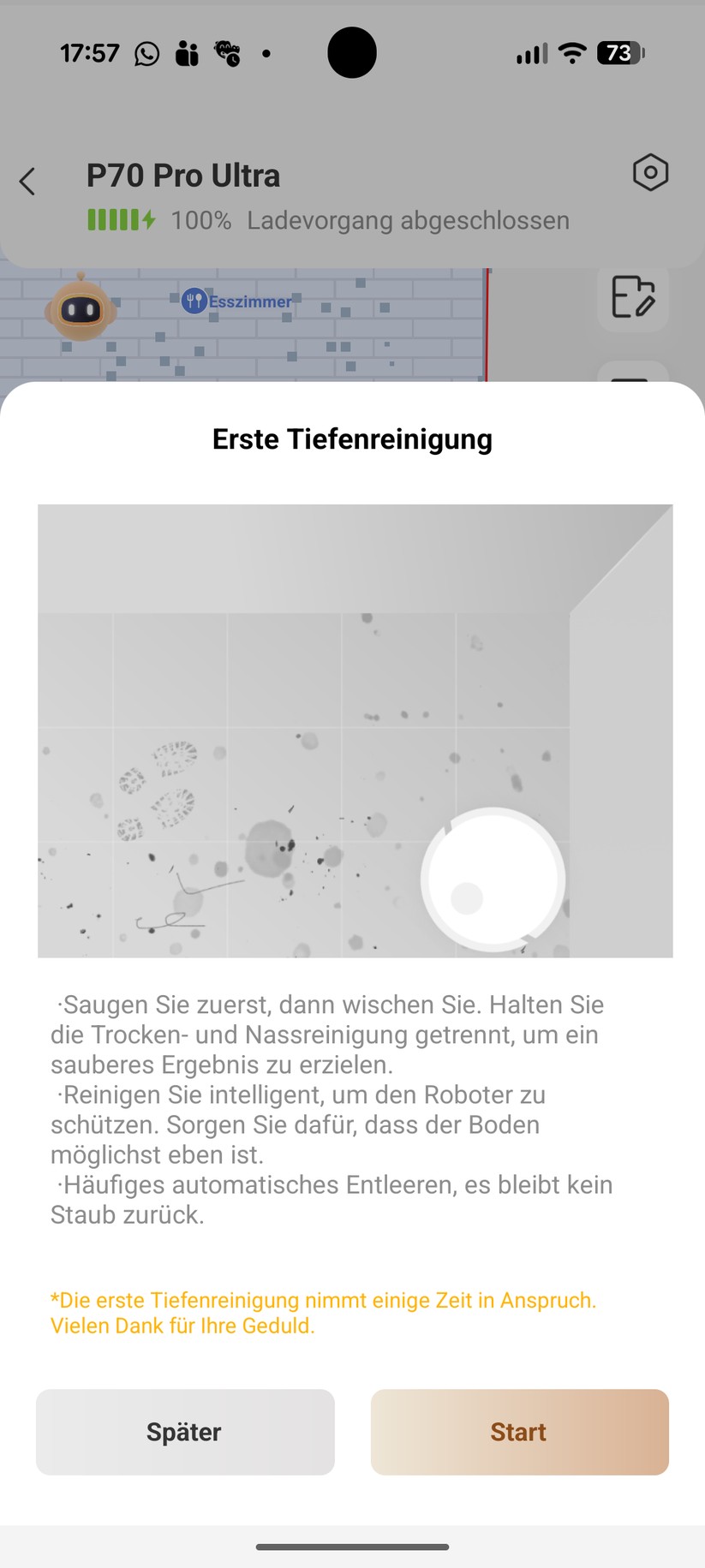 Mova P70 Pro Ultra – App & Einrichtung