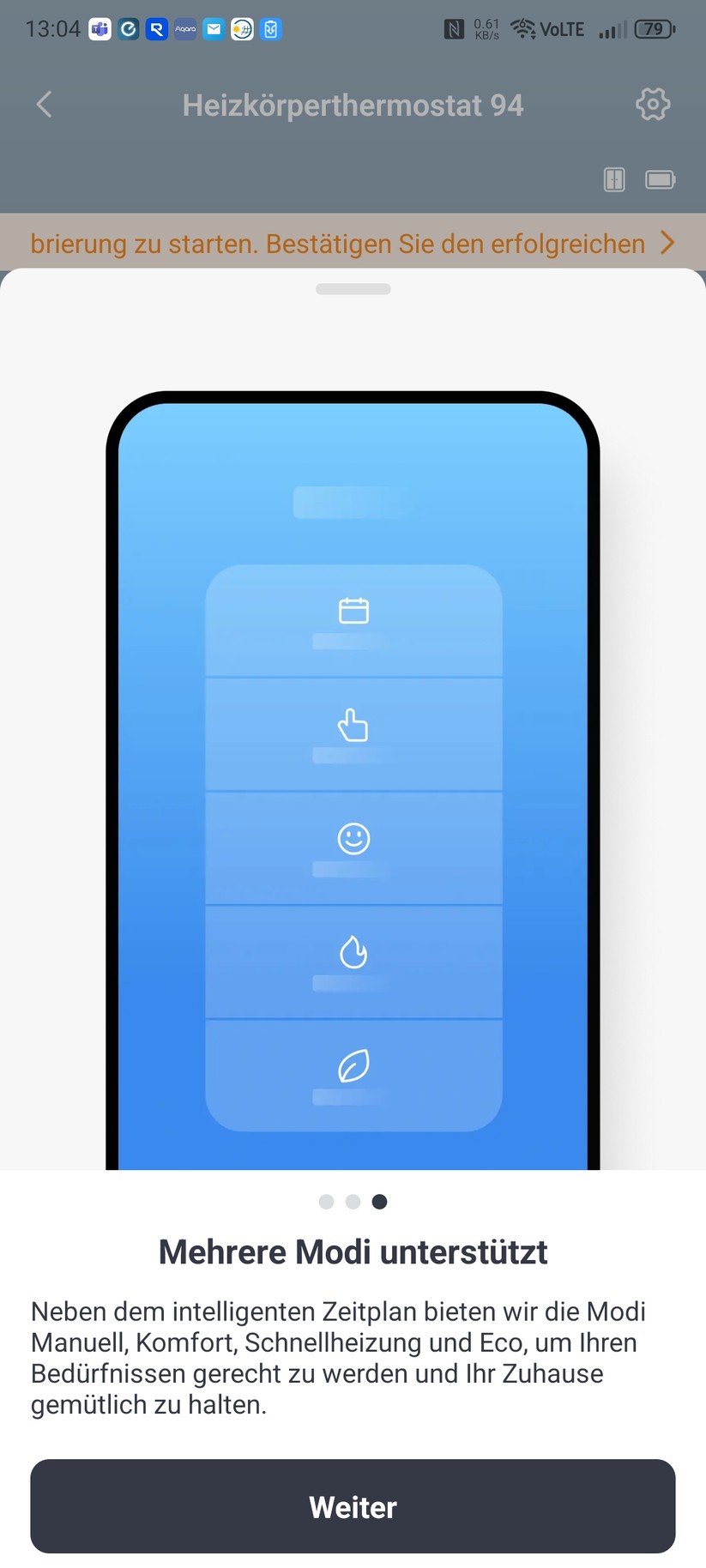 Switchbot Radiator: Die Einrichtung ist einfach und nach wenigen Minuten abgeschlossen.