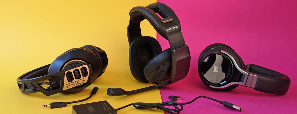 Drei Gaming-Headsets von 130 bis 200 Euro im Vergleich
