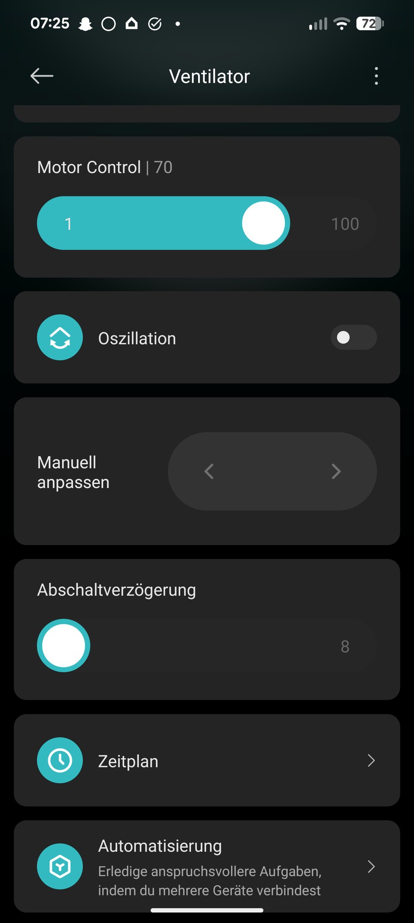 Xiaomi Mi Standing Fan 2 Screenshot