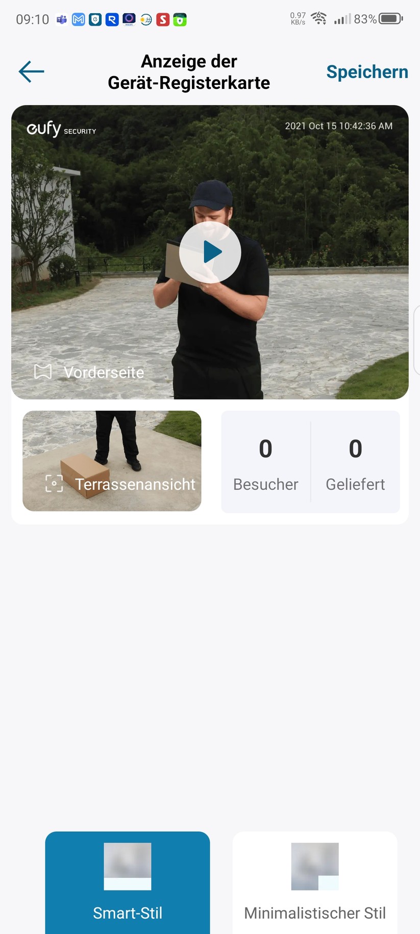 Eufy Video Doorbell E340: Konfiguration
