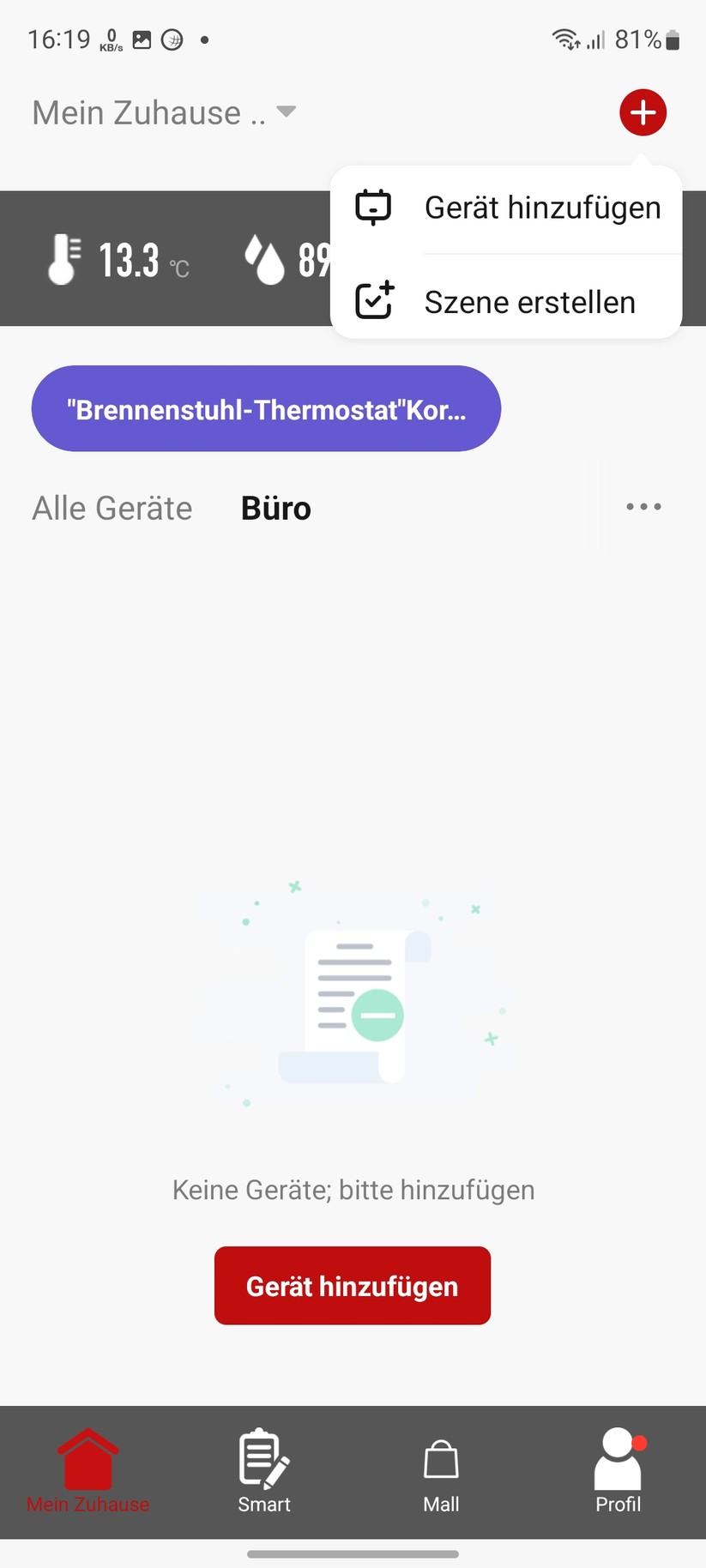  App - Inbetriebnahme