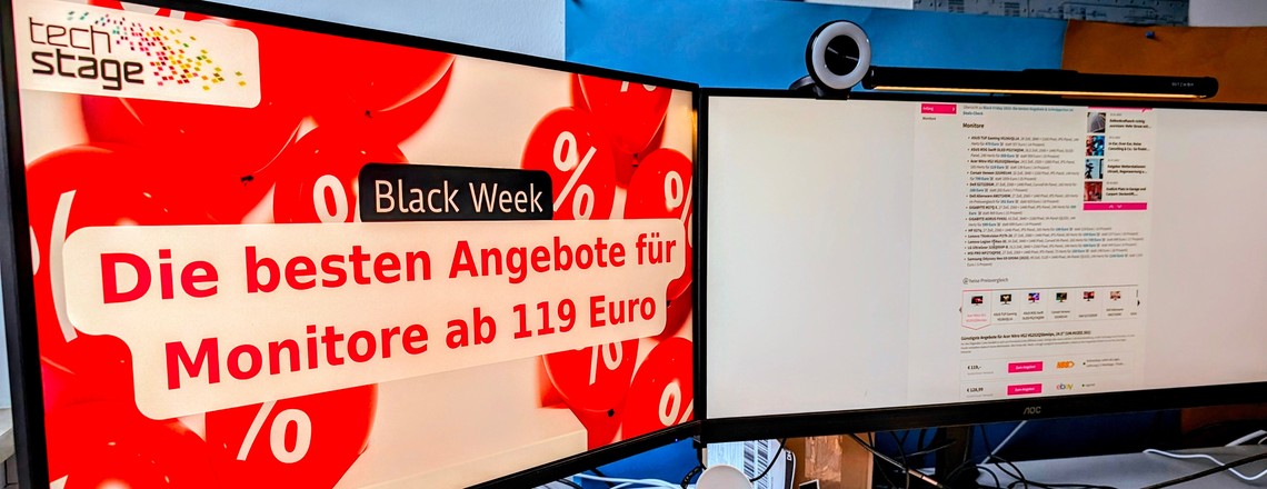 Black Week: Die besten Monitor-Deals