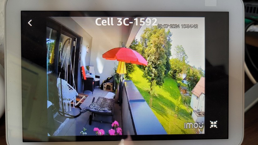 Die Imou Cell 3C unterstützt dank Alexa-Support die Ausgabe des Livestreams auf einen Echo Show