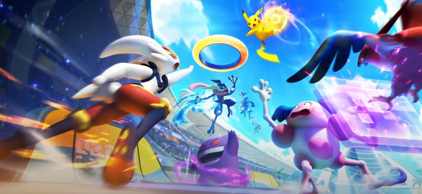 Wiedersehen mit Pikachu & Co: In Pokémon UNITE stürzen sich Fünfer-Teams in herausfordernde Multiplayer-Kämpfe.