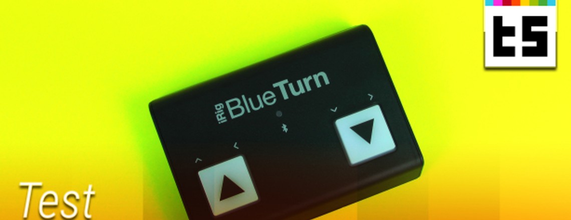 iRig BlueTurn: Bluetooth-Taster für digitale Notenordner