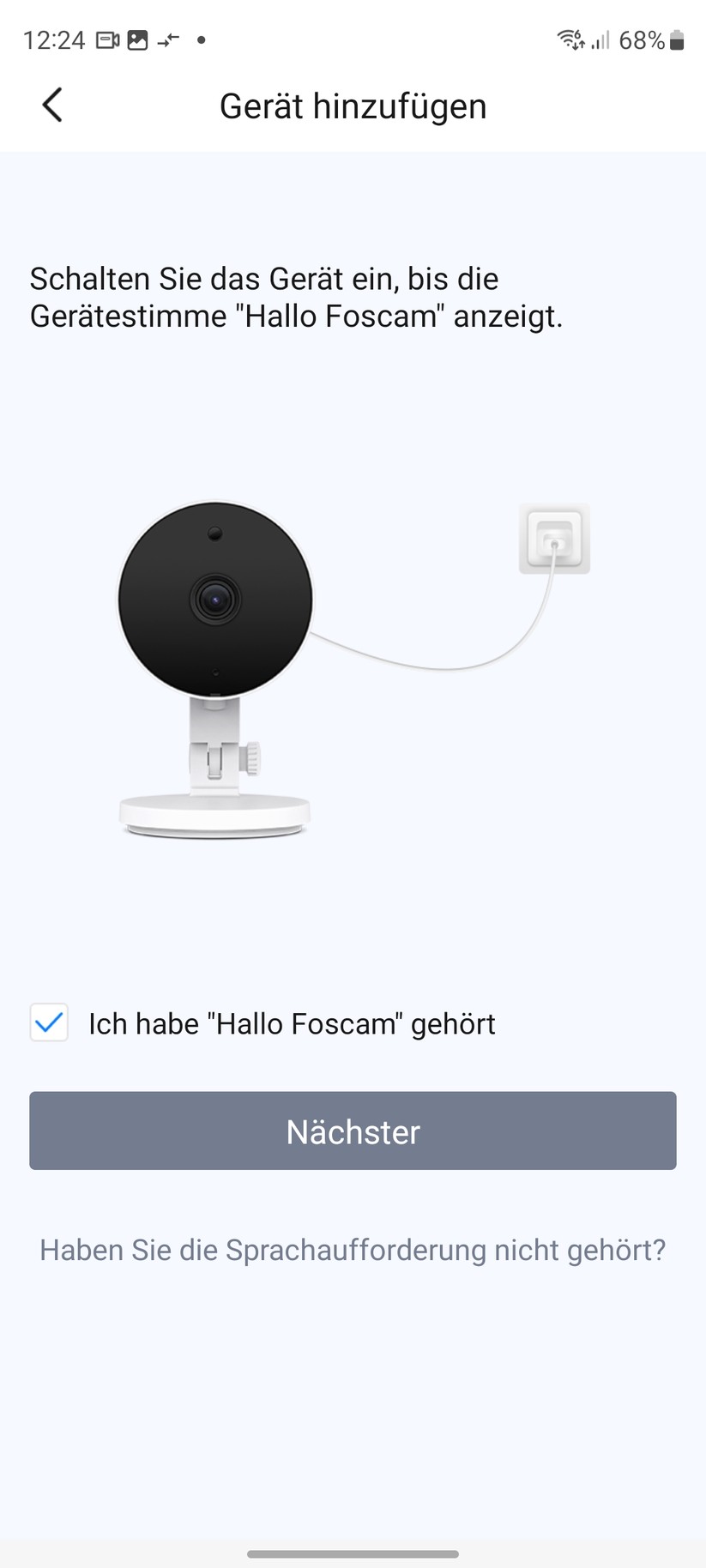 Foscam C5M 3K: Inbetriebnahme mit Foscam-App