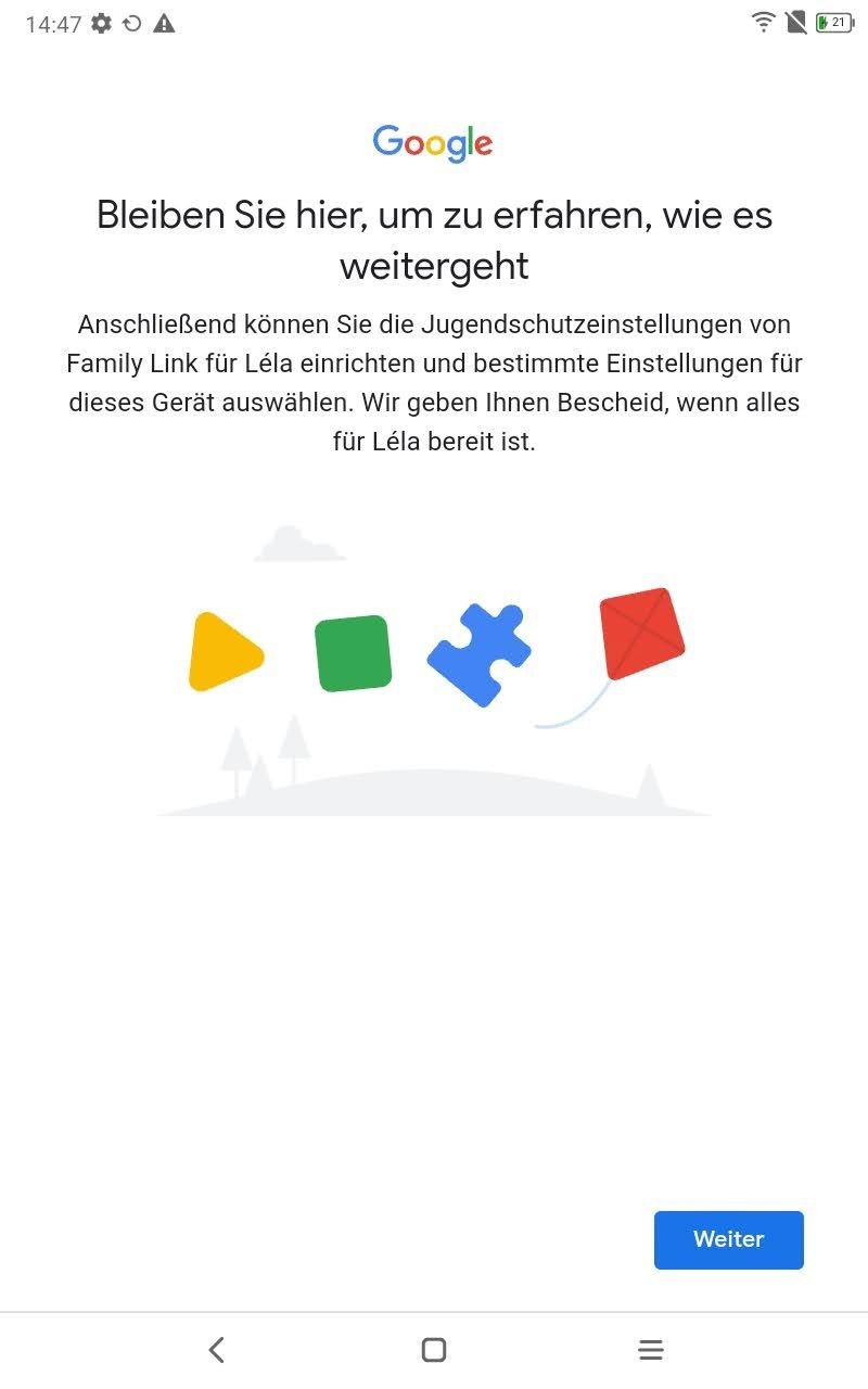 Family Link Einrichtung