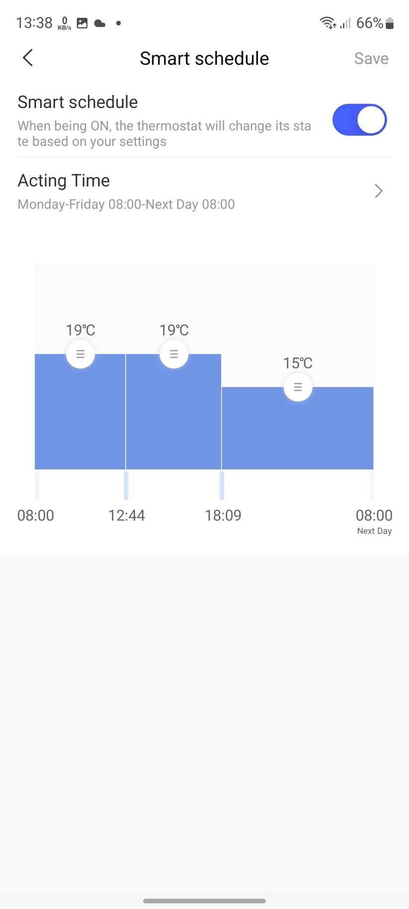 Aqara Radiator Thermostat E1: App