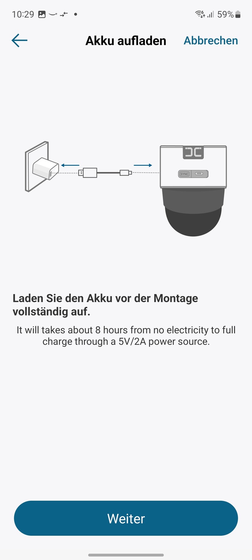Eufy Solocam S340: Hinweise zur Montage in der App