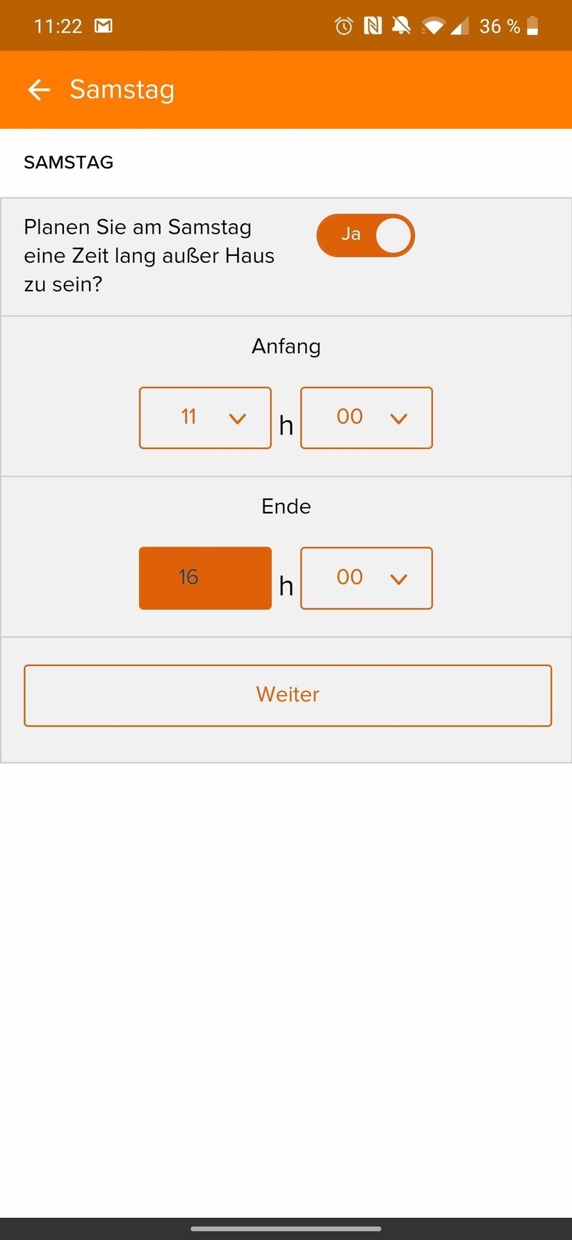 Neugierig aber praktisch: Die App fragt das eigene Verhalten ab, um darauf basierend einen Zeitplan zu erstellen. 