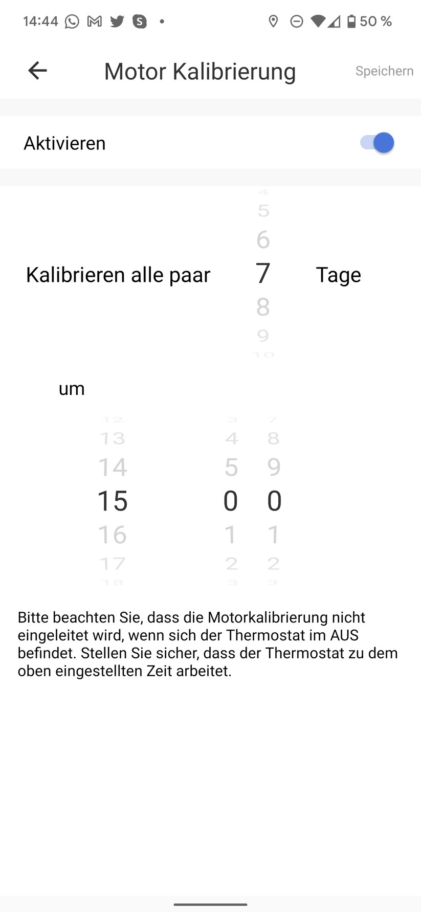 Meross Heizkörperthermostat Screenshots