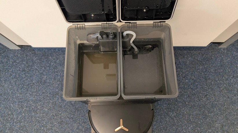 Ecovacs Deebot X8 Pro Omni – Schmutz- und Frischwassertanks