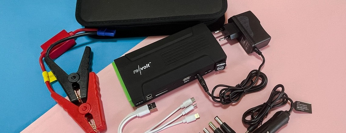 KFZ-Starthilfe und Notebook-Powerbank Revolt ZX-2905-675