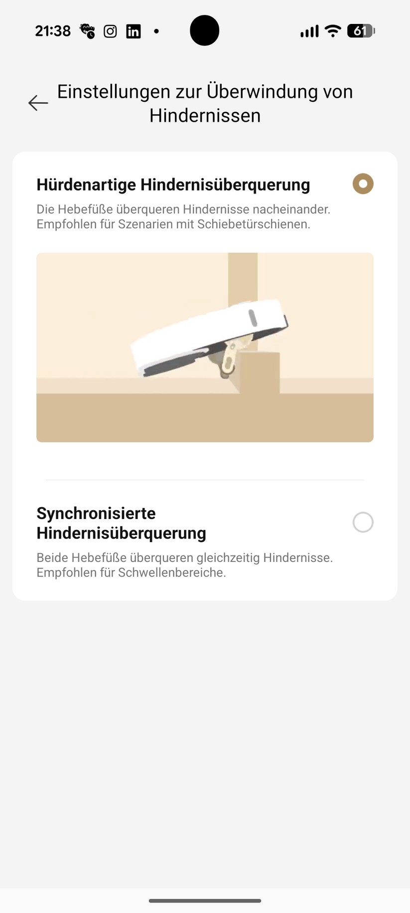 Dreame Matrix 10 Ultra – Einstellungen in der App 