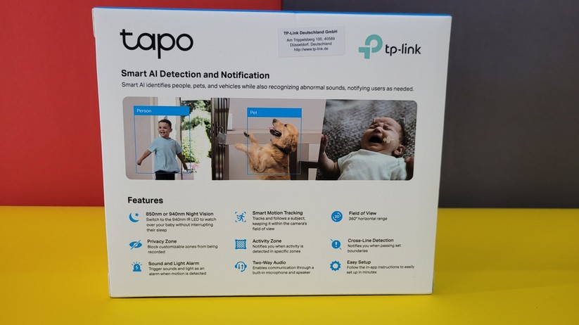 TP-Link Tapo C225: PTZ-Überwachungskamera mit Bewegungsverfolgung und zahlreichen KI-Funktionen