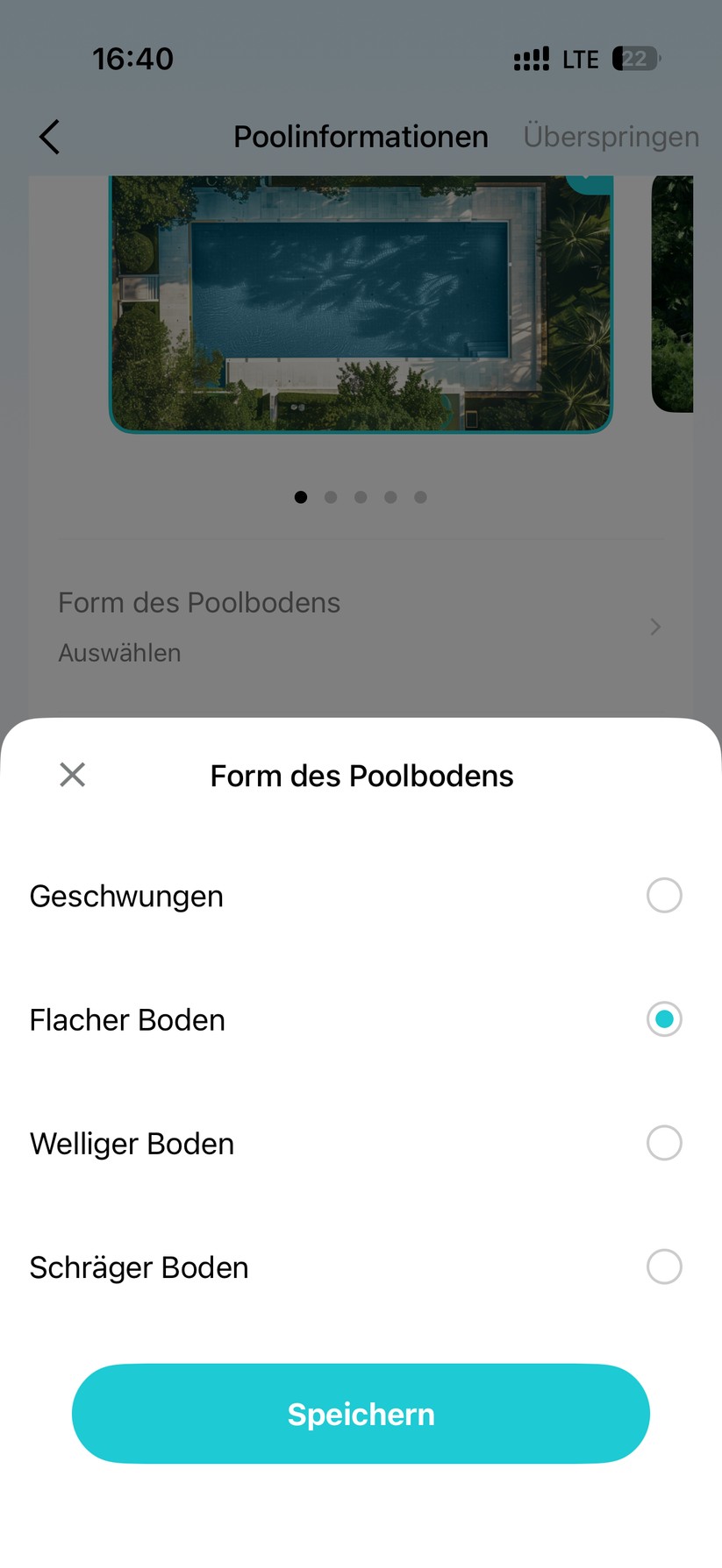 Aiper Scuba V3: App-Screenshots