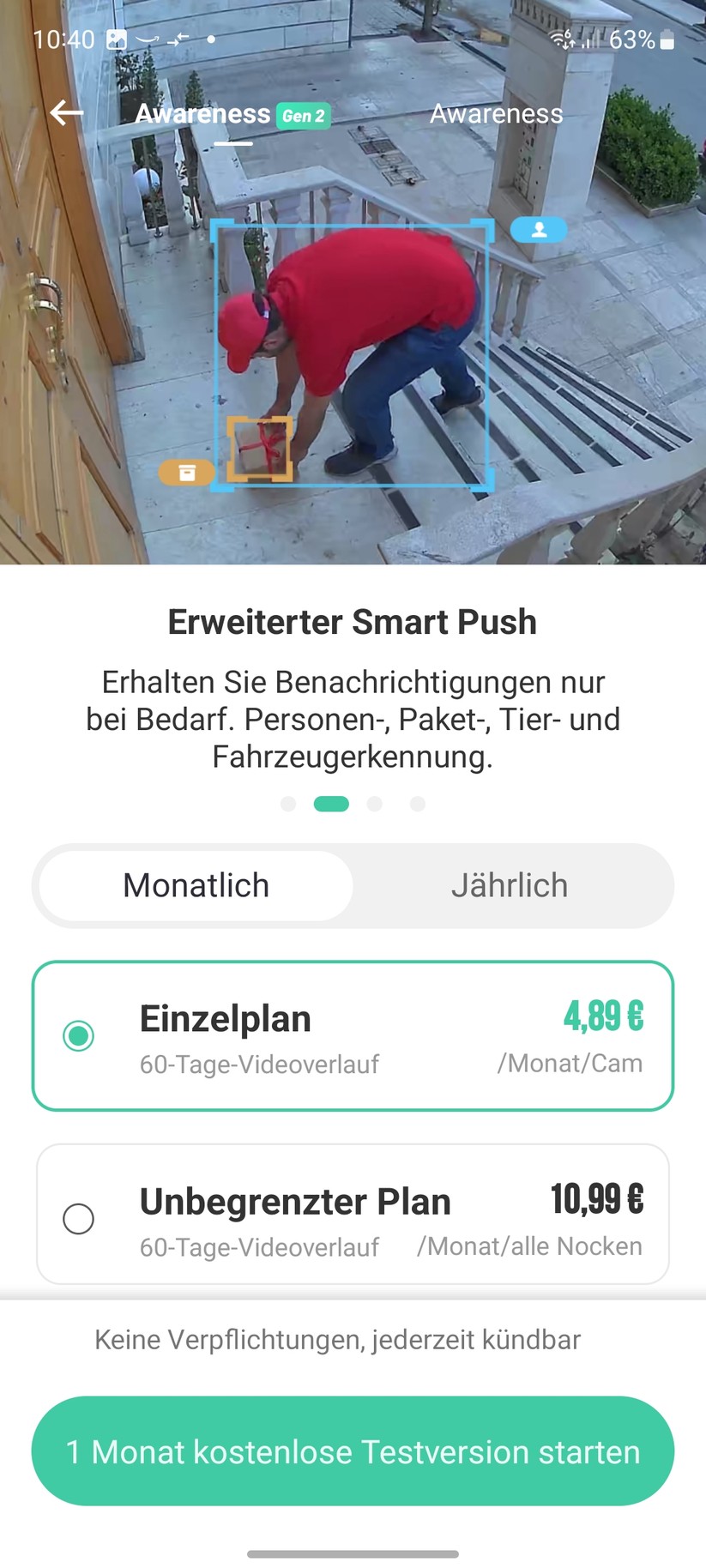 Annke Whiffle (M136): Setup mit App Vico Home, Einstellungen, Aufnahmen 