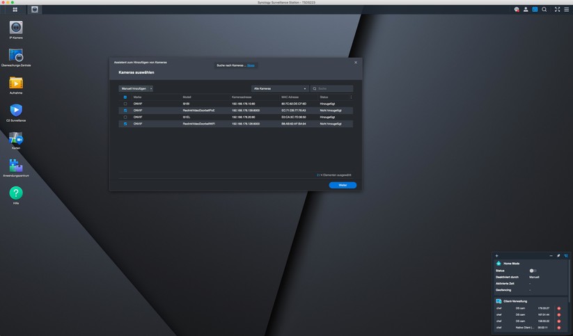 Mit aktiviertem Onvif-Support können Anwender die Reolink Video Doorbell auch unter Synology Surveillance Station nutzen. Videos werden dadurch zentral auf der NAS gespeichert. Dafür können Anwender auch ein kompatibles NVR-System von Reolink nutzen.