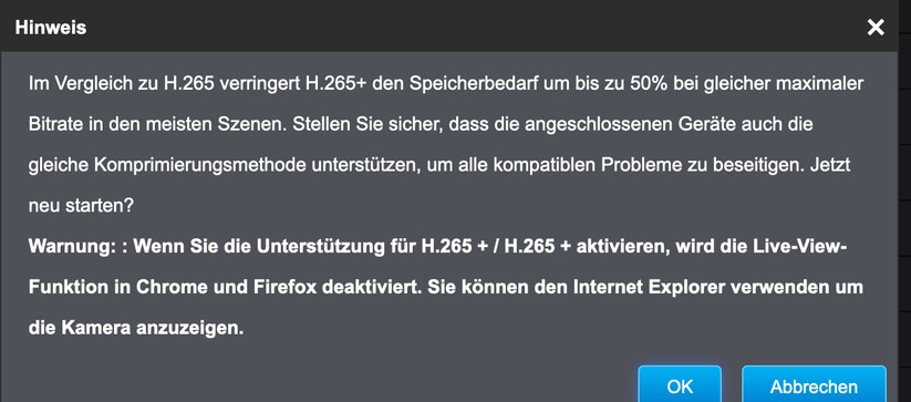 Trendnet TV-IP1318PI: Konfiguration über Browser