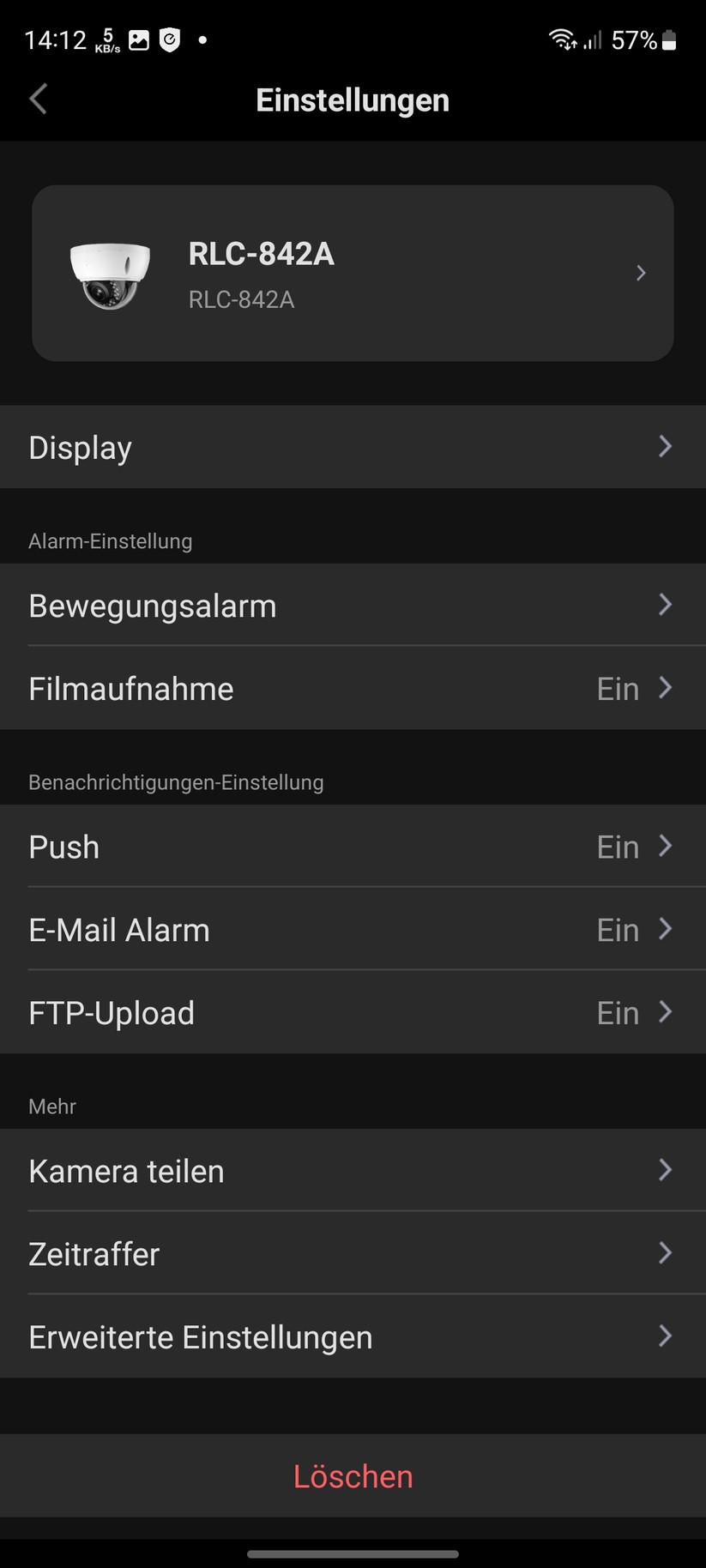 Reolink RLC-842A: Einrichtung und Einstellungen mit Reolink-App 