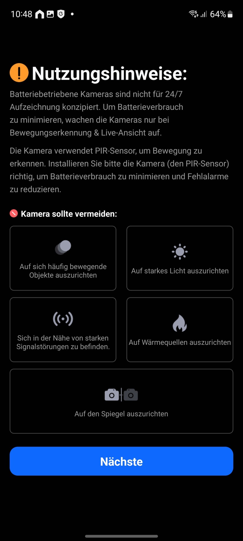 Argus 4 Pro: Die Einrichtung mit der Reolink-App ist nach wenigen Minuten erledigt. 