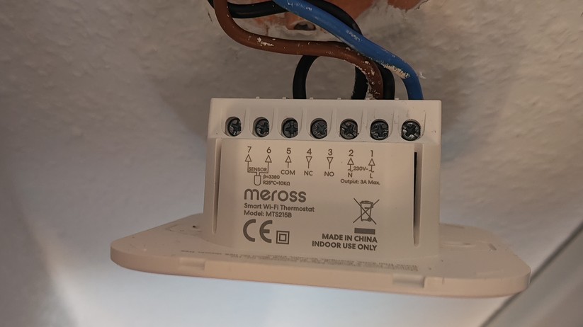 Meross MTS215B: WLAN-Thermostat für wassergeführte Fußbodenheizungen mit Matter-Unterstützung