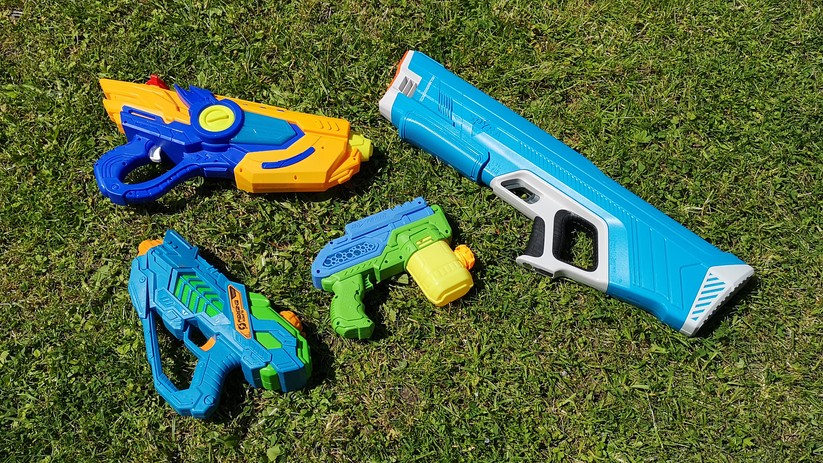 Elektrische Wasserpistolen