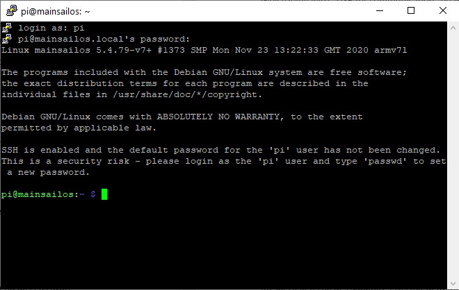 Einrichtung MainsailOS: