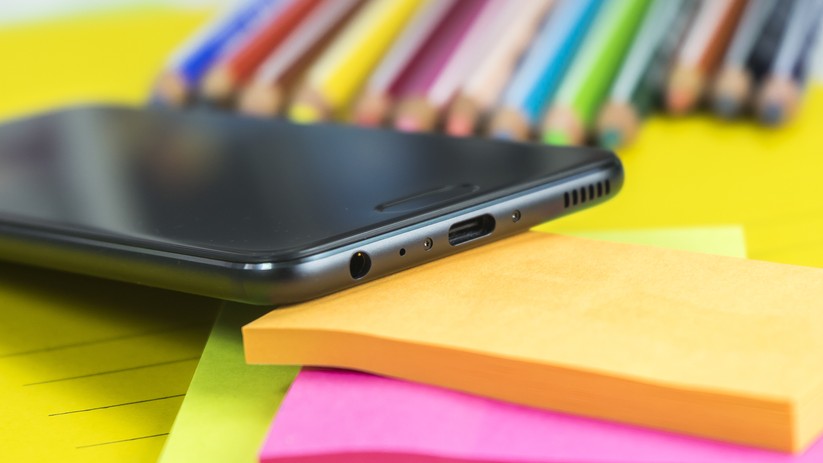 Das P10 wird aufgeladen über USB Type C.