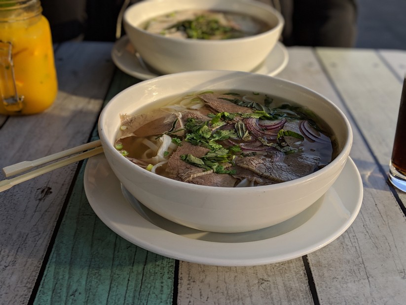 Aufnahme bei Sonnenuntergang